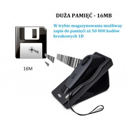 Bezprzewodowy skaner kodów Bluetooth USB QR 2D Potrójna komunikacja bezprzewodowa Bluetooth i kabel USB dobra pamięć 16MB