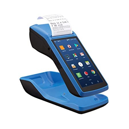 Ręczny kolektor danych PDA pos z 58mm drukarką termiczną bezprzewodowy ekran dotykowy 3G Wifi NFC android 6.0